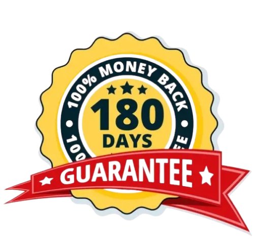 Redboost  100% Satisfaction 180 Days Money Back Guarantee